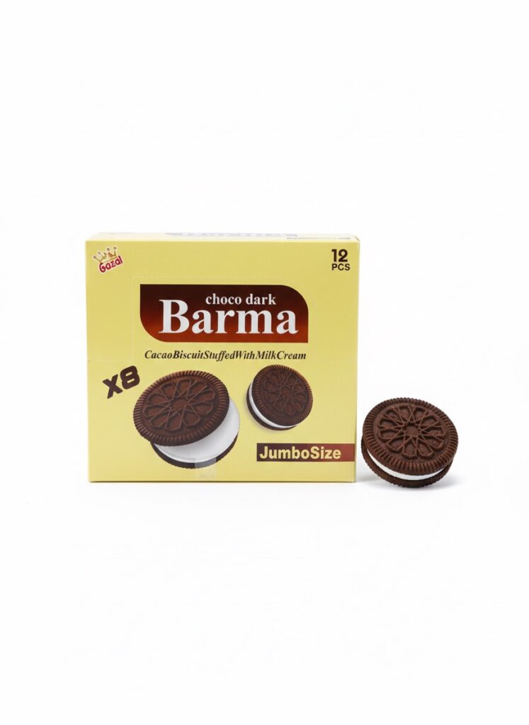 Choco dark barma jumbo fresh orange juice